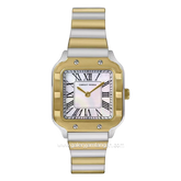 CHRIST VERRA CV 514723L-13 WHT/MOP Silver Gold Stainless Steel